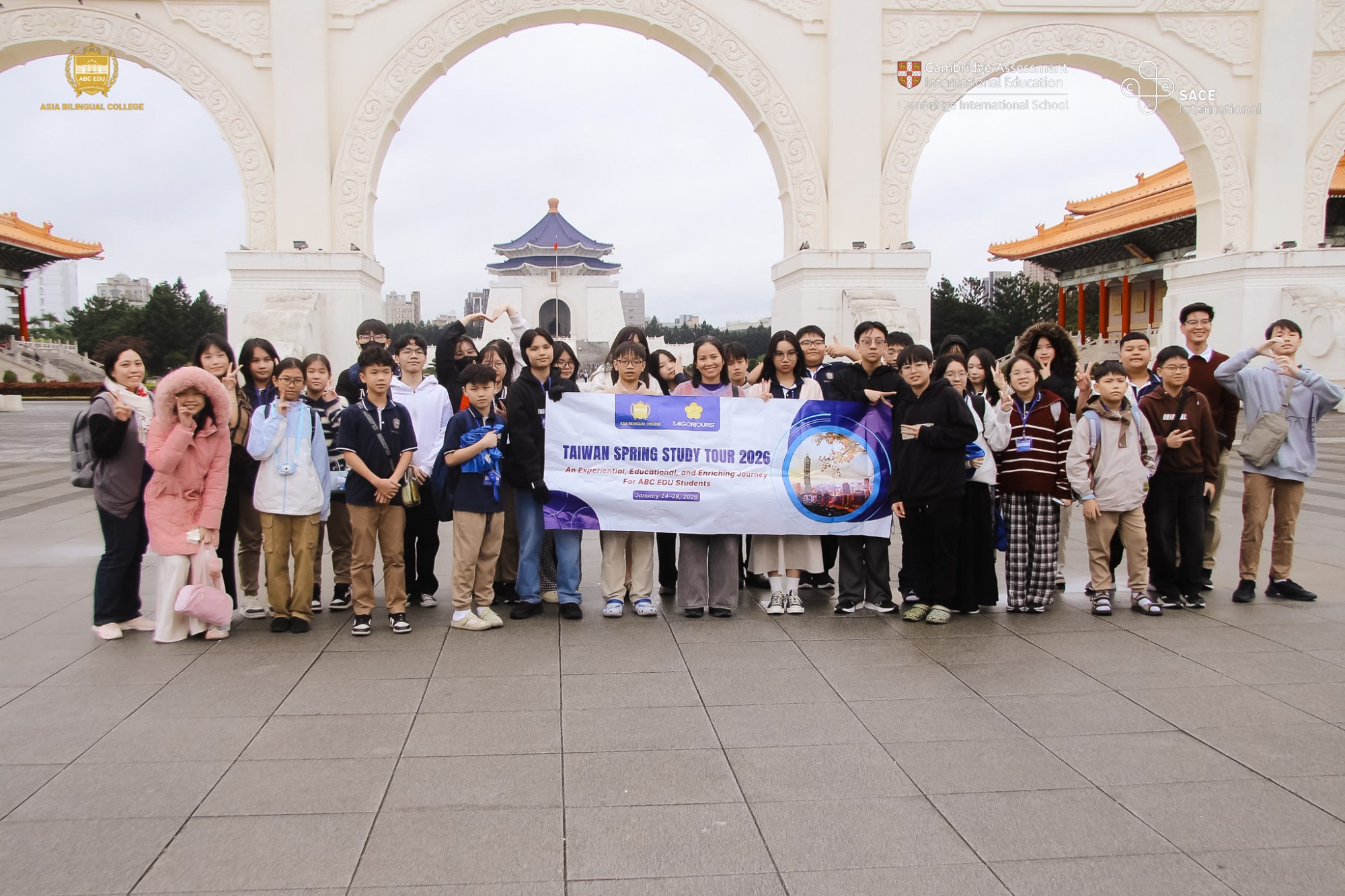 NGÀY 1 DU HỌC XUÂN ĐÀI LOAN 2026: KHỞI ĐỘNG HÀNH TRÌNH HỌC TẬP VÀ KHÁM PHÁ CỦA ABCERS