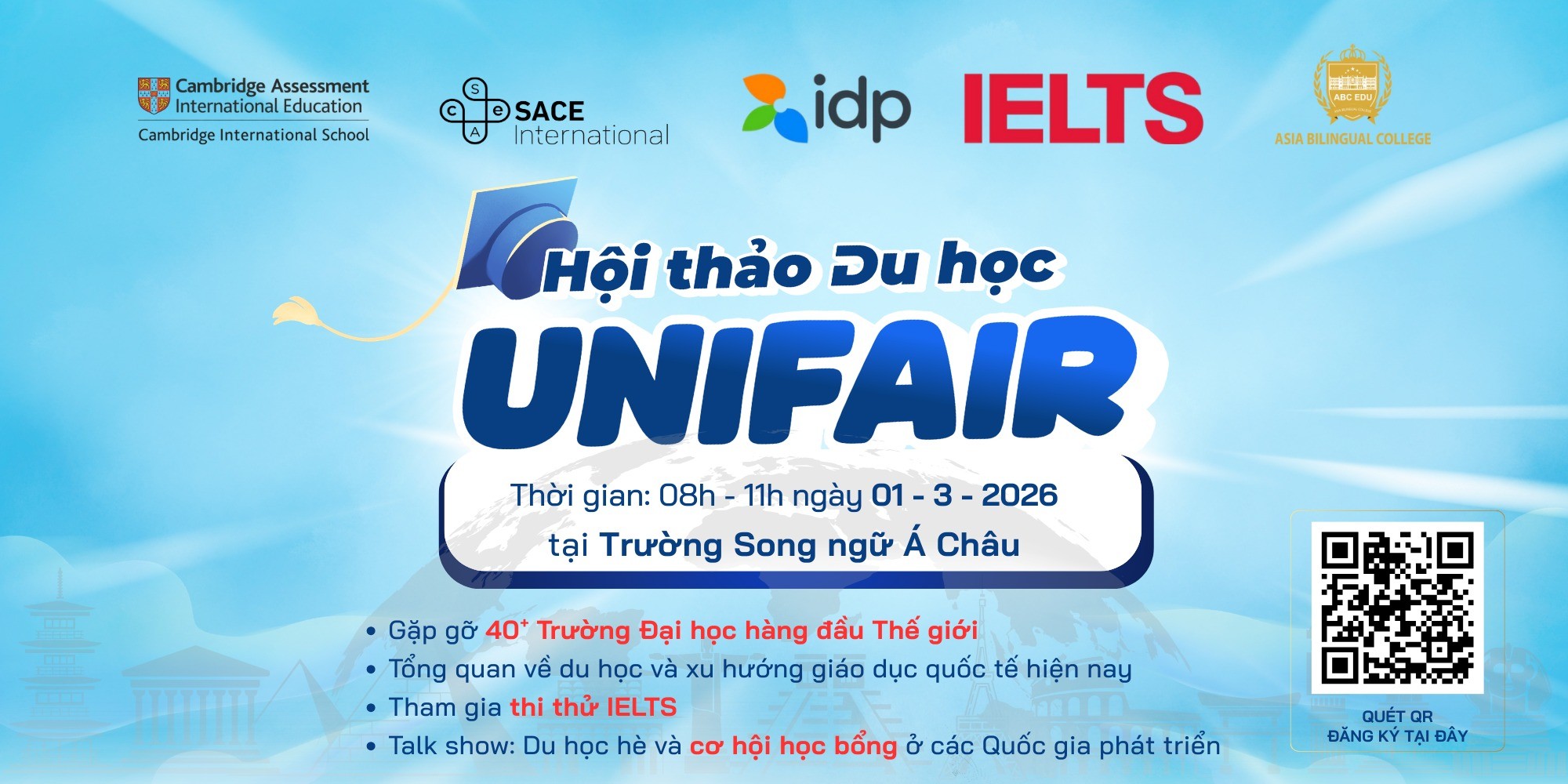40+ ĐẠI HỌC QUỐC TẾ HÀNG ĐẦU ĐẾN ĐỒNG NAI TẠI UNIFAIR 2026 – CƠ HỘI DU HỌC TOÀN CẦU TRONG TẦM TAY