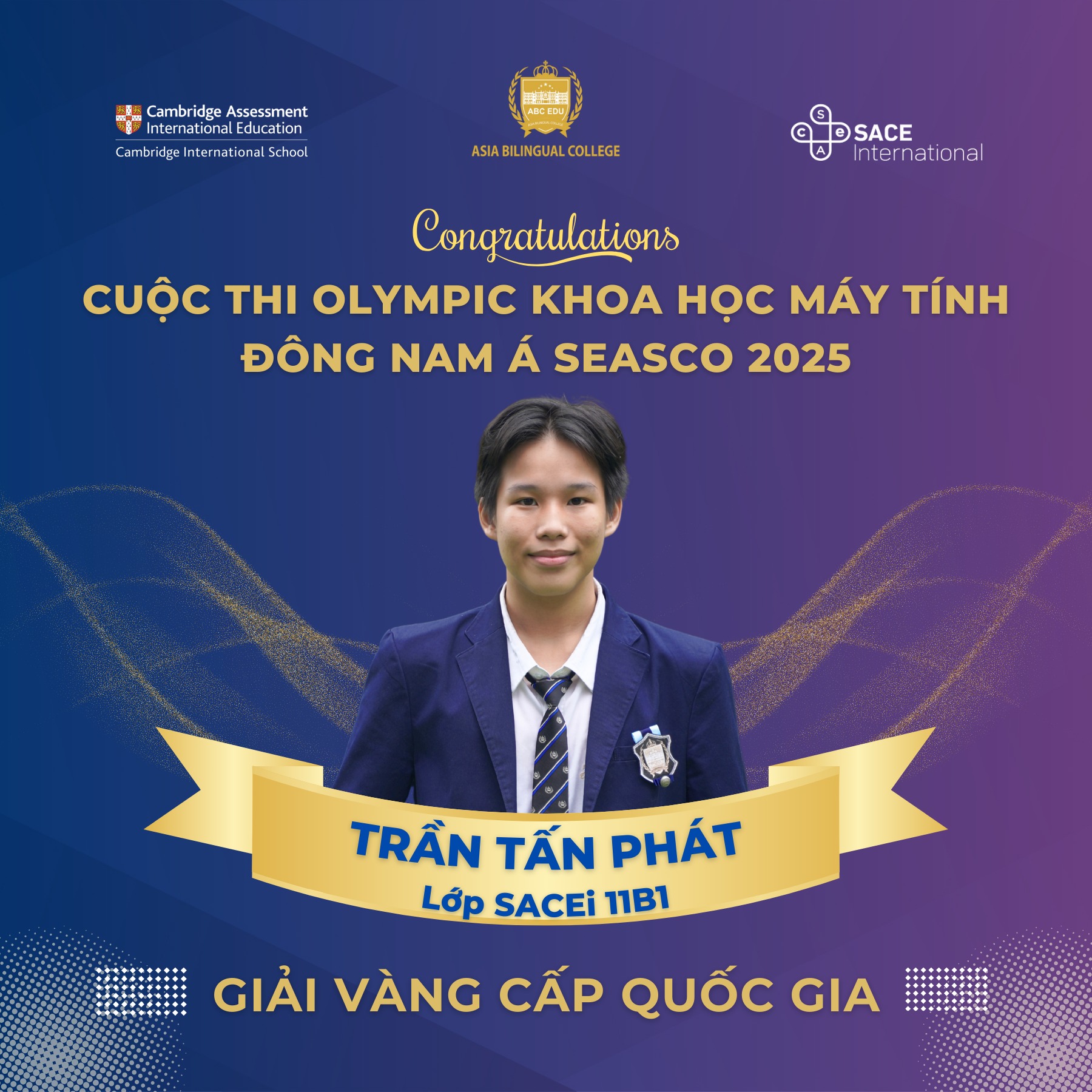 GIẢI VÀNG RỰC SÁNG TỪ ĐẤU TRƯỜNG TRI THỨC ĐÔNG NAM Á