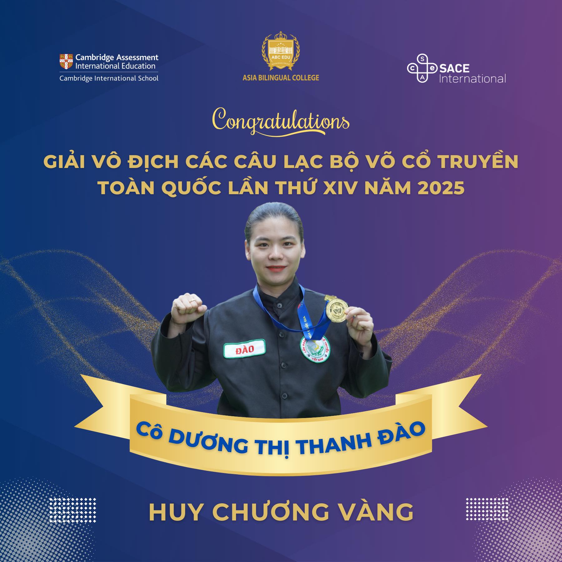 HUYỀN THOẠI VÕ CỔ TRUYỀN – CÔ DƯƠNG THỊ THANH ĐÀO: NGƯỜI TRUYỀN LỬA CỦA TRƯỜNG SONG NGỮ Á CHÂU