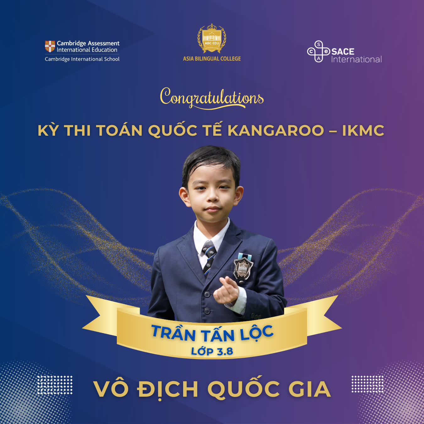 THÀNH CÔNG ẤN TƯỢNG CỦA HỌC SINH TRƯỜNG SONG NGỮ Á CHÂU TẠI KỲ THI TOÁN IKMC VÀ ANH NGỮ TEENEAGLE