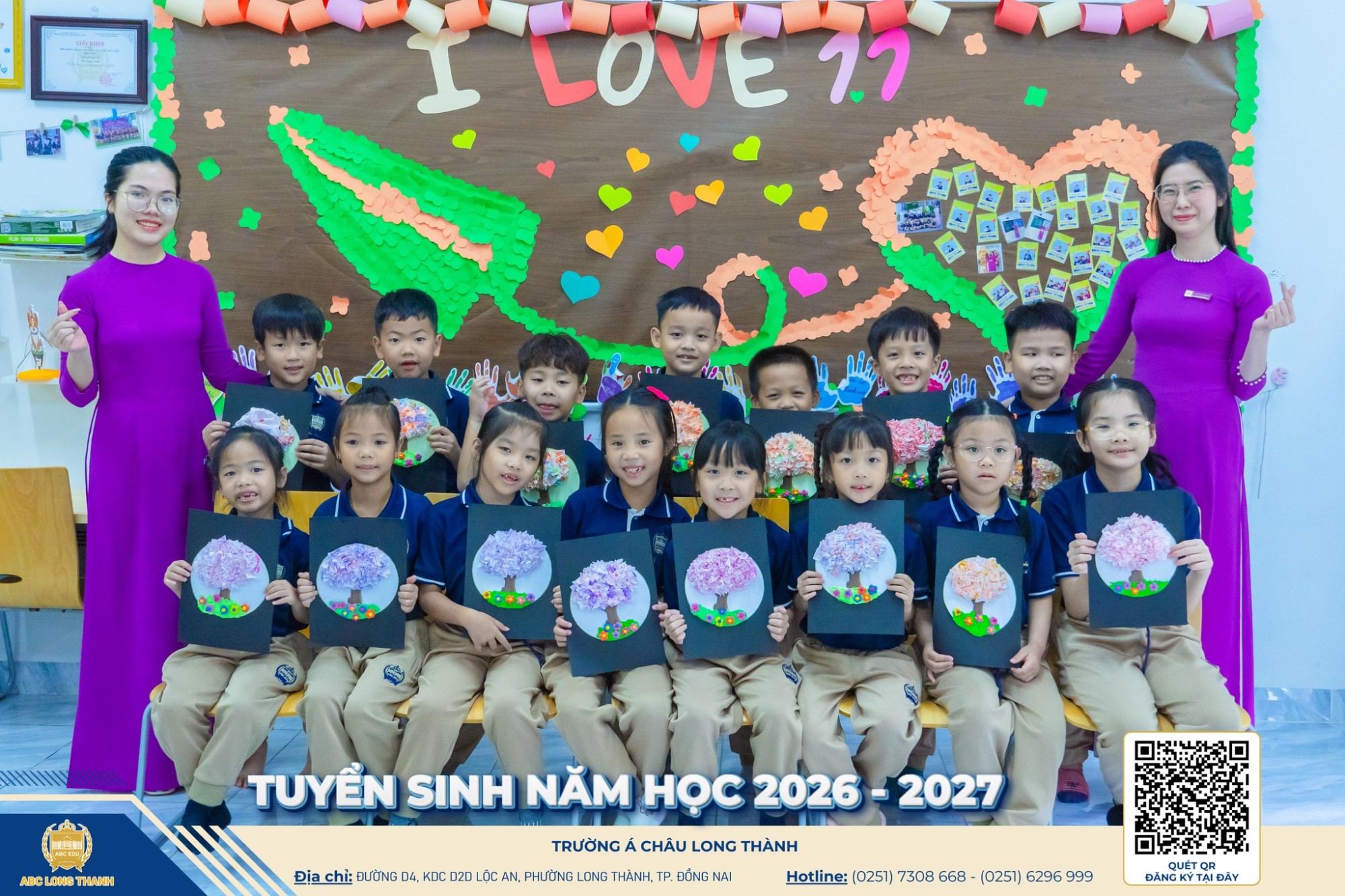 NHỮNG ĐIỀU YÊU THƯƠNG GỬI TRỌN QUA TỪNG TẤM THIỆP TẠI TRƯỜNG Á CHÂU LONG THÀNH