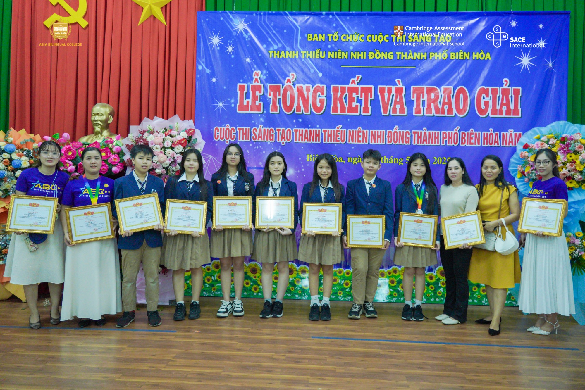 TỰ HÀO HỌC SINH TRƯỜNG SONG NGỮ Á CHÂU TỎA SÁNG TẠI CUỘC THI SÁNG TẠO THANH THIẾU NIÊN NHI ĐỒNG TP. BIÊN HÒA 2025