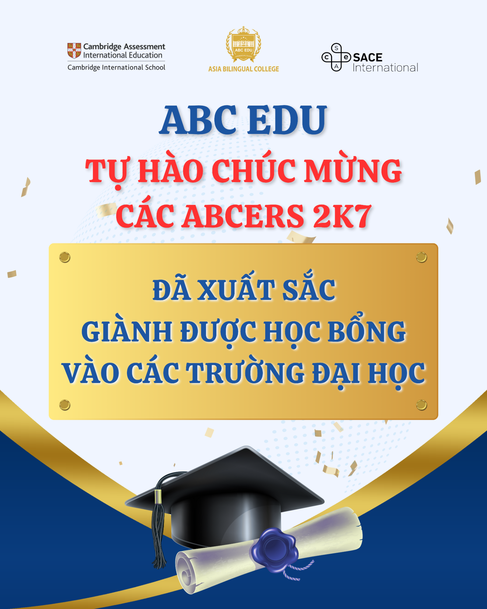 CÁNH CỬA ĐẠI HỌC ĐÃ RỘNG MỞ – HỌC SINH KHỐI 12 TRƯỜNG SONG NGỮ Á CHÂU SẴN SÀNG CẤT CÁNH