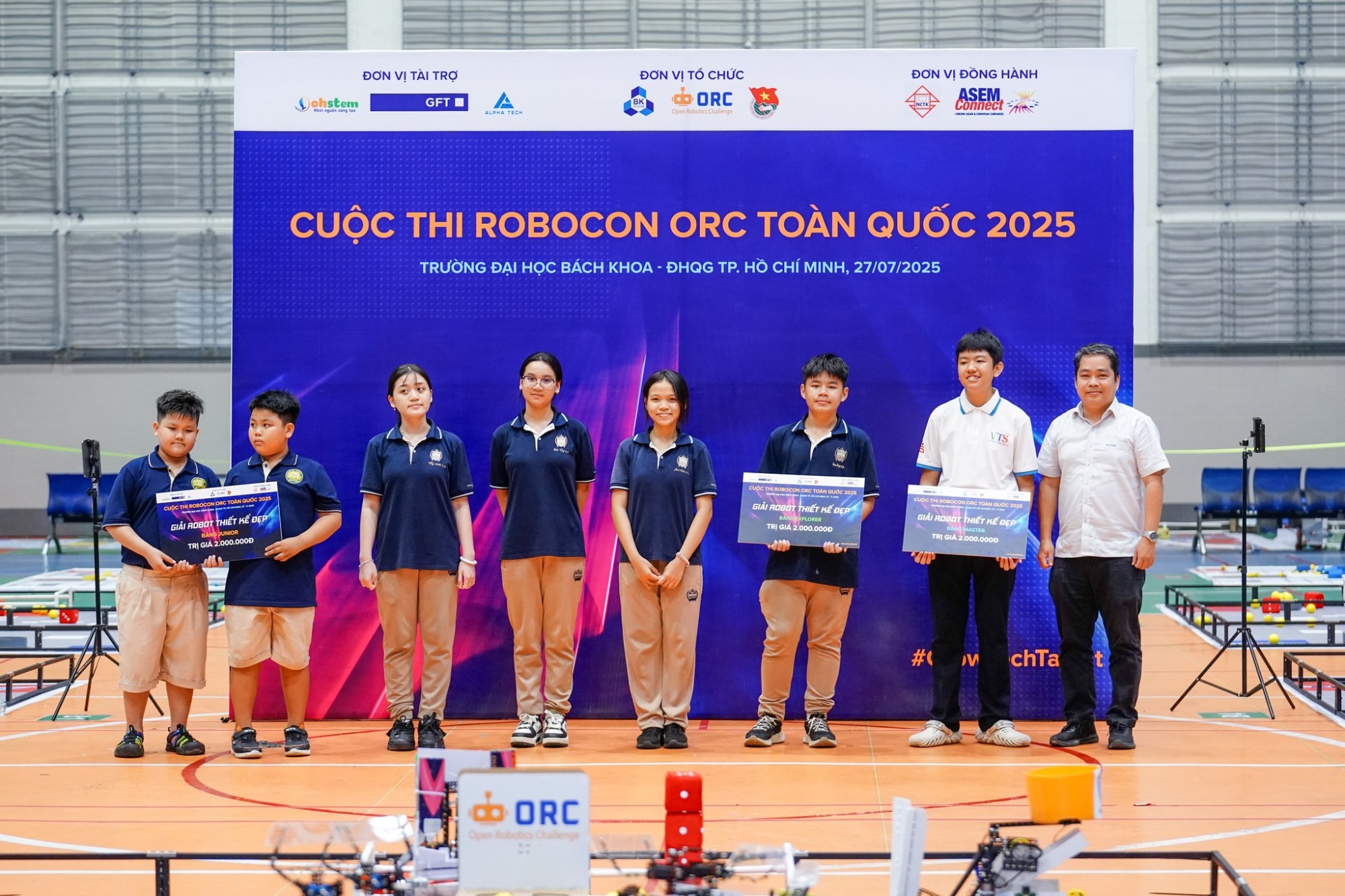NIỀM TỰ HÀO ABC EDU: HỌC SINH XUẤT SẮC GIÀNH NGÔI Á QUÂN TOÀN QUỐC CUỘC THI ROBOCON ORC 2025