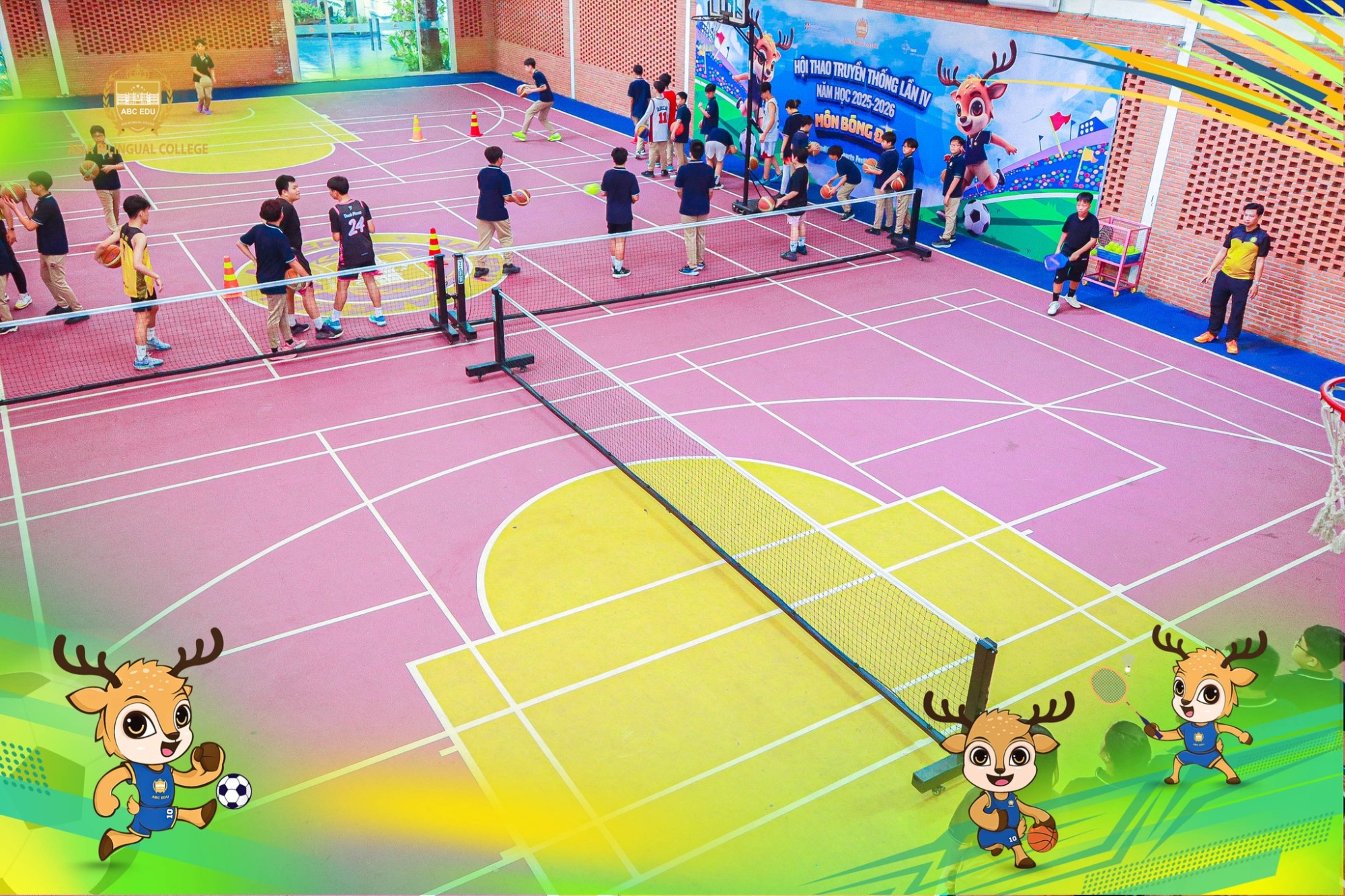 TRƯỜNG SONG NGỮ Á CHÂU TIÊN PHONG ĐƯA BỘ MÔN PICKLEBALL VÀO TRƯỜNG HỌC – CHUNG TAY XÂY DỰNG MÔI TRƯỜNG HỌC TẬP HẠNH PHÚC