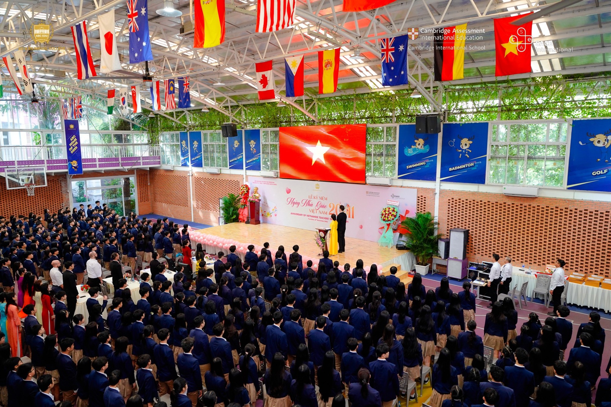 HAPPY TEACHERS' DAY 20/11 – LỄ TRI ÂN THẦY CÔ TẠI TRƯỜNG SONG NGỮ Á CHÂU