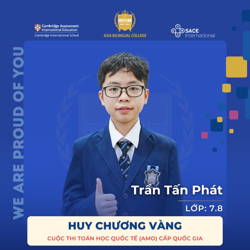VINH DANH ABCERS XUẤT SẮC TẠI KỲ THI TOÁN AMO 2025 CẤP QUỐC GIA